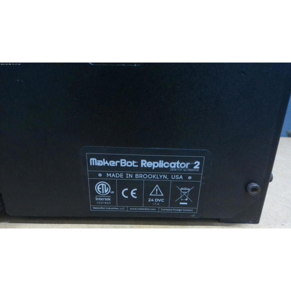 Makerbot Replicator 2 3D Printer W/ AC Adapter - Picture 11 of 12